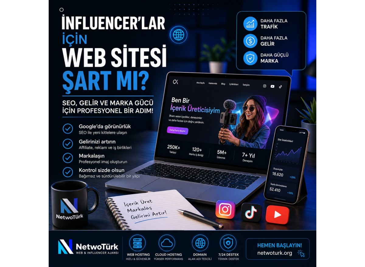 Influencer’ların Web Sitesi Olmalı mı?